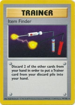 Item Finder (74/102) [Base Set Shadowless Unlimited] | Red Riot Games CA