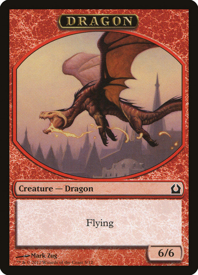 Dragon Token [Return to Ravnica Tokens] | Red Riot Games CA