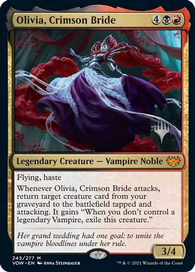 Olivia, Crimson Bride (Promo Pack) [Innistrad: Crimson Vow Promos] | Red Riot Games CA