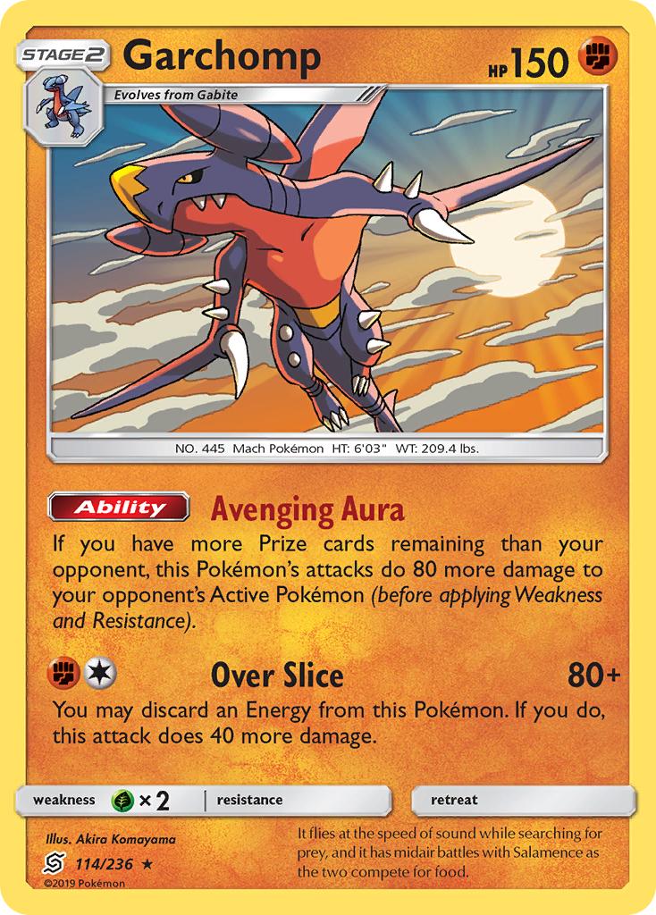 Garchomp (114/236) [Sun & Moon: Unified Minds] | Red Riot Games CA