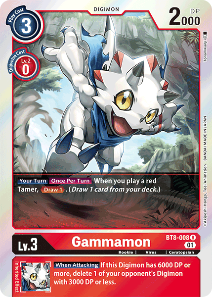 Gammamon [BT8-008] [New Awakening] | Red Riot Games CA