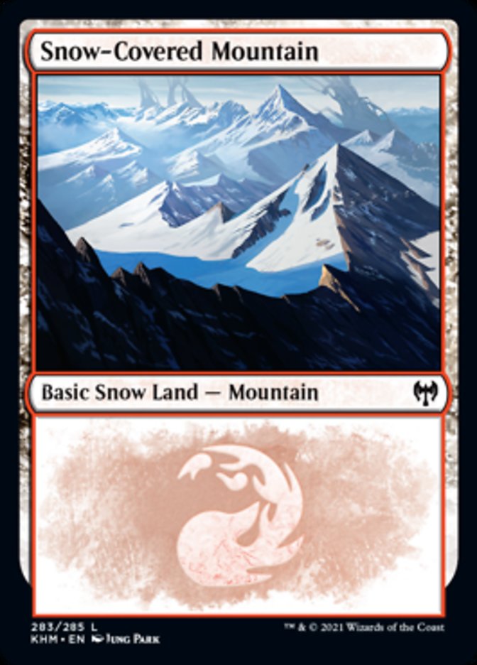Snow-Covered Mountain (283) [Kaldheim] | Red Riot Games CA