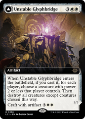 Unstable Glyphbridge // Sandswirl Wanderglyph (Extended Art) [The Lost Caverns of Ixalan] | Red Riot Games CA
