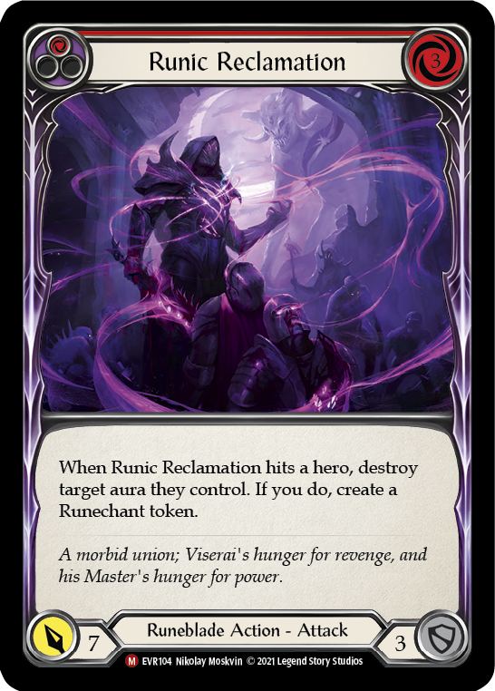 Runic Reclamation [EVR104] (Everfest)  1st Edition Rainbow Foil | Red Riot Games CA