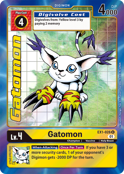 Gatomon [EX1-026] (Alternate Art) [Classic Collection] | Red Riot Games CA