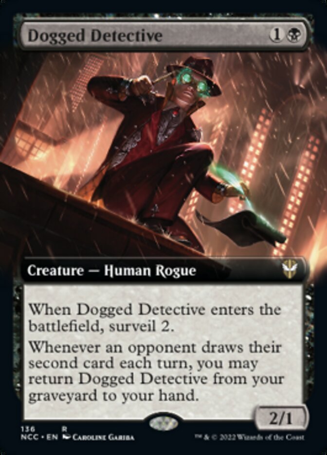 Dogged Detective (Extended Art) [Streets of New Capenna Commander] | Red Riot Games CA