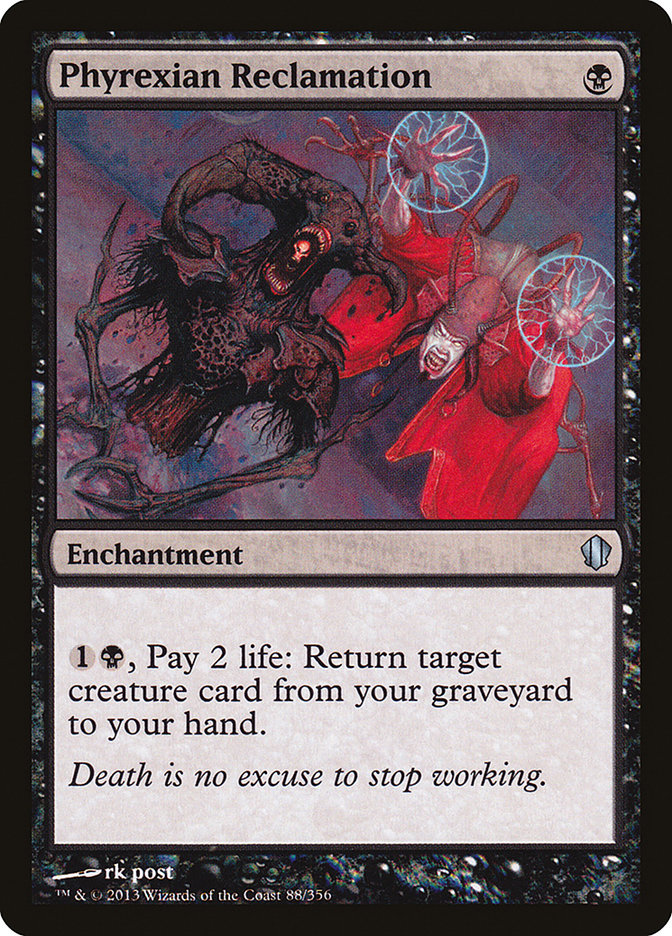 Phyrexian Reclamation [Commander 2013] | Red Riot Games CA