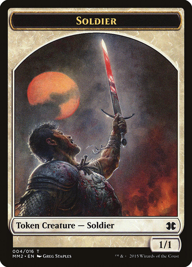 Soldier Token [Modern Masters 2015 Tokens] | Red Riot Games CA