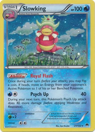 Slowking (21/122) (Cosmos Holo) [XY: BREAKpoint] | Red Riot Games CA