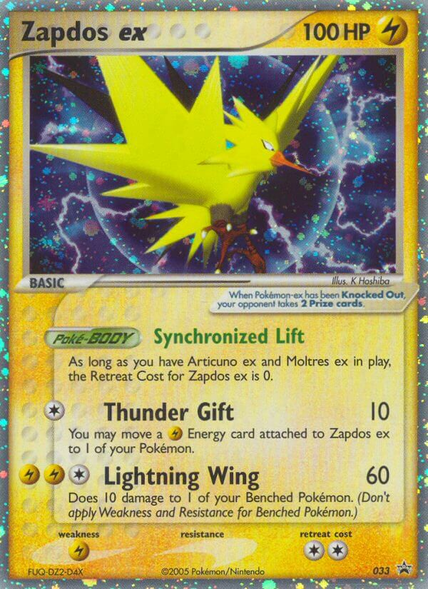 Zapdos ex (033) [Nintendo: Black Star Promos] | Red Riot Games CA