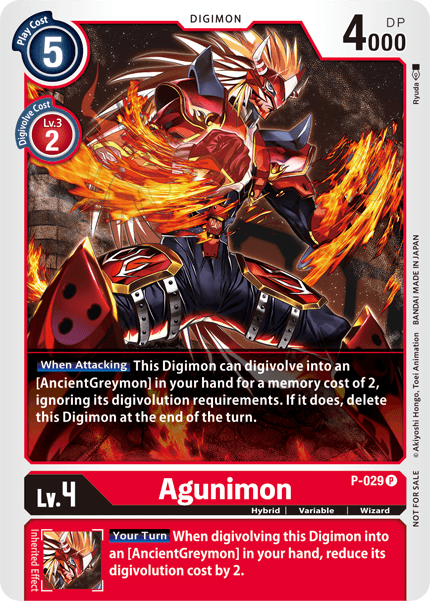 Agunimon [P-029] [Revision Pack Cards] | Red Riot Games CA