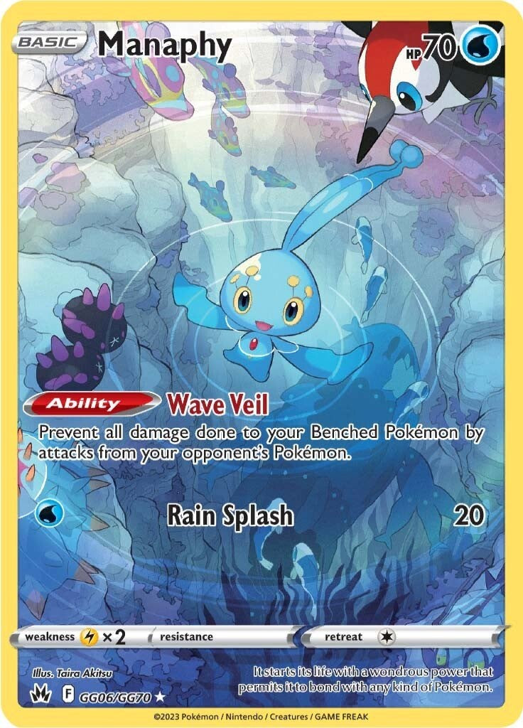 Manaphy (GG06/GG70) [Sword & Shield: Crown Zenith] | Red Riot Games CA