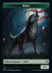 Wolf // Insect Double-Sided Token [Commander Legends: Battle for Baldur's Gate Tokens] | Red Riot Games CA