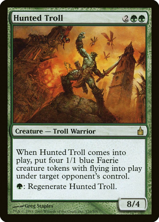 Hunted Troll [Ravnica: City of Guilds] | Red Riot Games CA