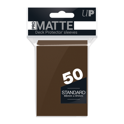 Ultra PRO: Standard 50ct Sleeves - PRO-Matte (Brown)