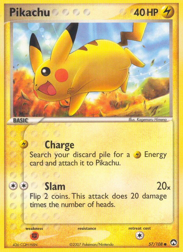 Pikachu (57/108) [EX: Power Keepers] | Red Riot Games CA