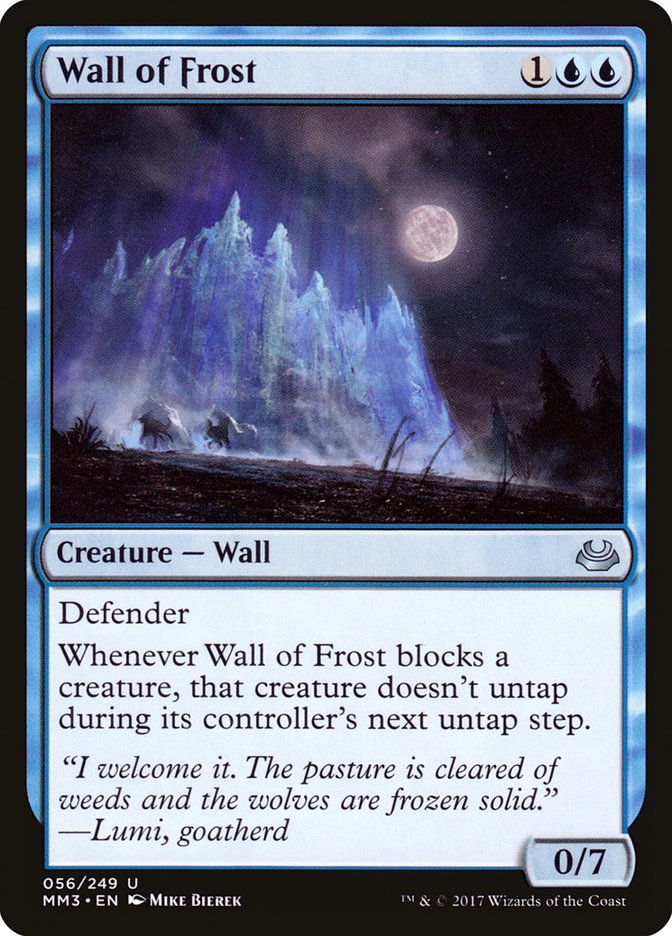 Wall of Frost [Modern Masters 2017] | Red Riot Games CA