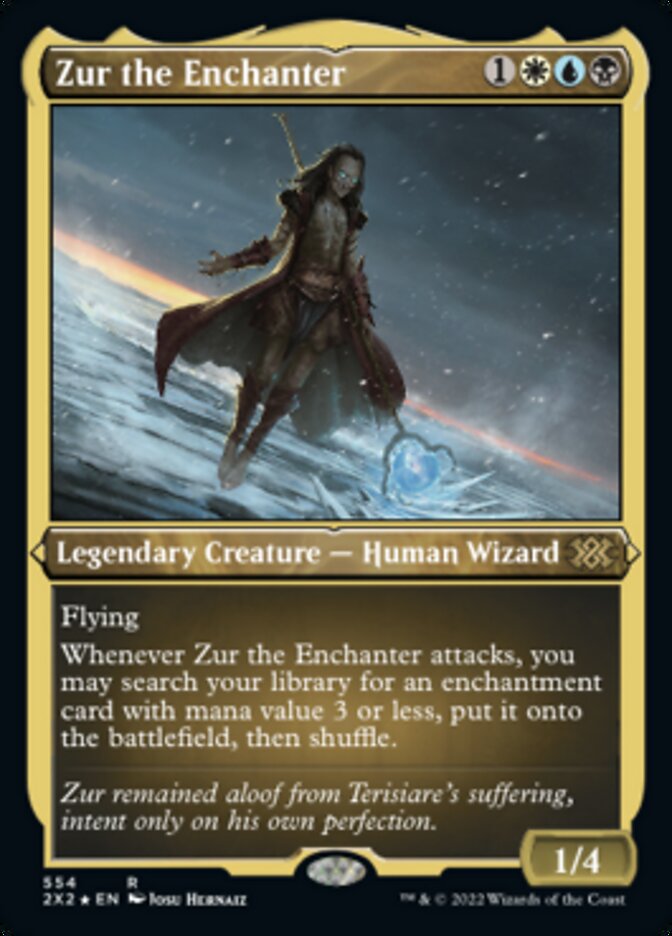 Zur the Enchanter (Foil Etched) [Double Masters 2022] | Red Riot Games CA