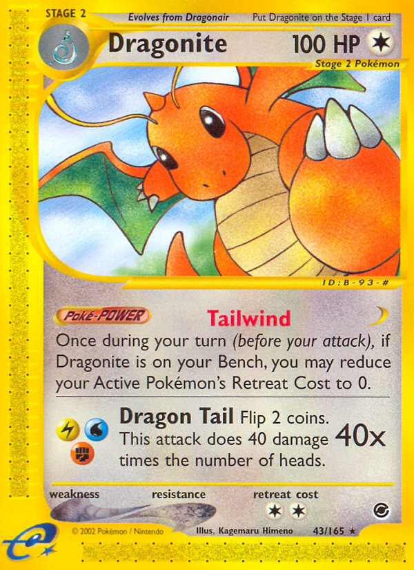 Dragonite (43/165) [Expedition: Base Set] | Red Riot Games CA