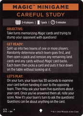 Careful Study (Magic Minigame) [Strixhaven: School of Mages Minigame] | Red Riot Games CA