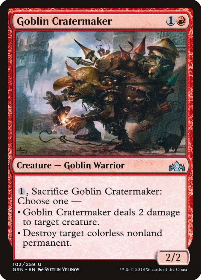Goblin Cratermaker [Guilds of Ravnica] | Red Riot Games CA