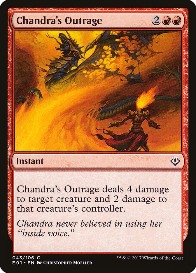 Chandra's Outrage [Archenemy: Nicol Bolas] | Red Riot Games CA