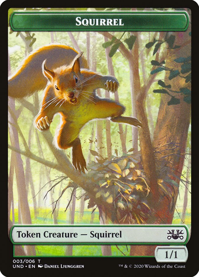 Beeble // Squirrel Double-Sided Token [Unsanctioned Tokens] | Red Riot Games CA