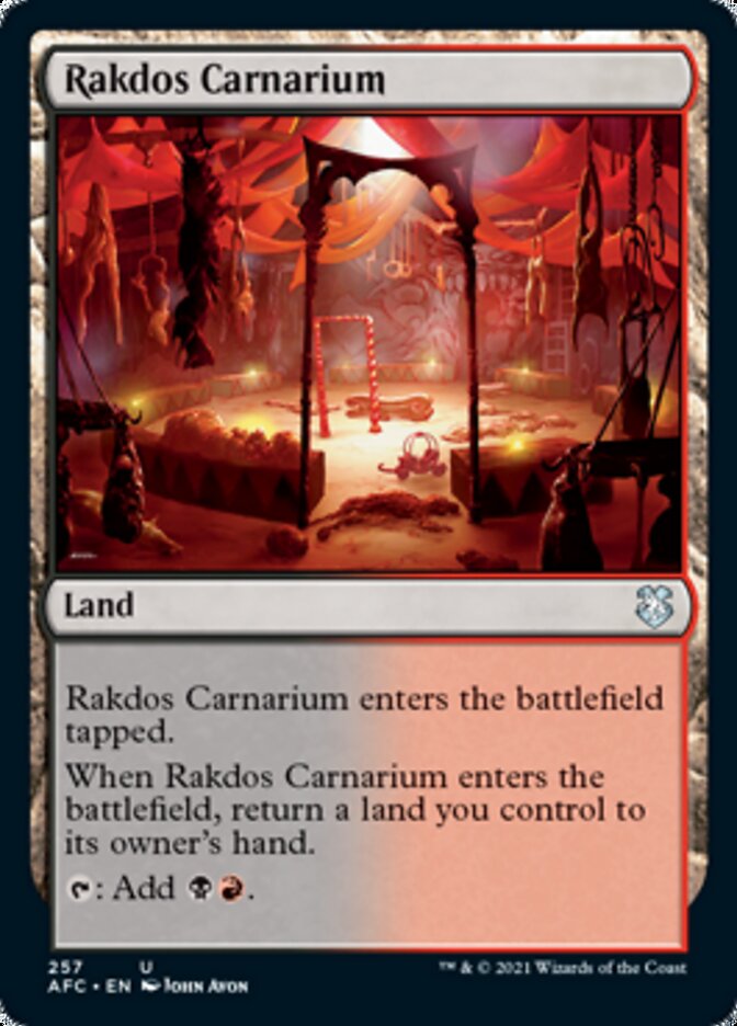 Rakdos Carnarium [Dungeons & Dragons: Adventures in the Forgotten Realms Commander] | Red Riot Games CA