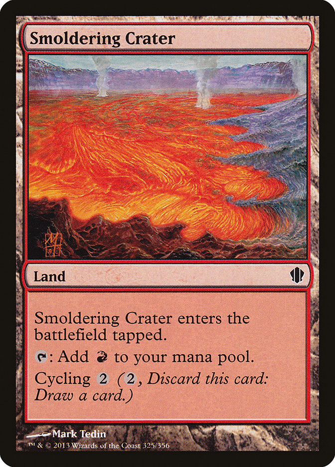 Smoldering Crater [Commander 2013] | Red Riot Games CA