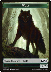 Wolf Double-Sided Token [Challenger Decks 2020 Tokens] | Red Riot Games CA