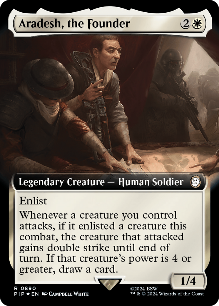 Aradesh, the Founder (Extended Art) (Surge Foil) [Fallout] | Red Riot Games CA