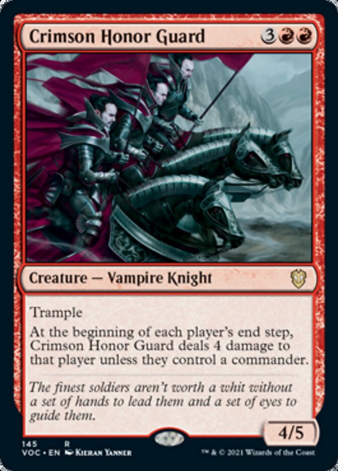 Crimson Honor Guard [Innistrad: Crimson Vow Commander] | Red Riot Games CA