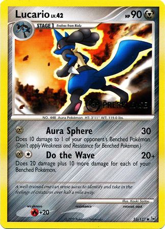 Lucario (53/127) (Prerelease Promo) [Diamond & Pearl: Black Star Promos] | Red Riot Games CA