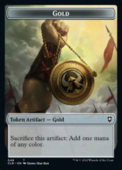 Gold // Dragon Double-Sided Token [Commander Legends: Battle for Baldur's Gate Tokens] | Red Riot Games CA