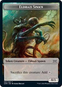 Eldrazi Spawn // Plant Double-Sided Token [Double Masters Tokens] | Red Riot Games CA