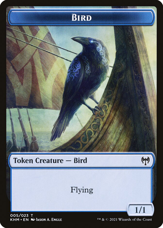 Treasure // Bird Double-Sided Token [Kaldheim Tokens] | Red Riot Games CA