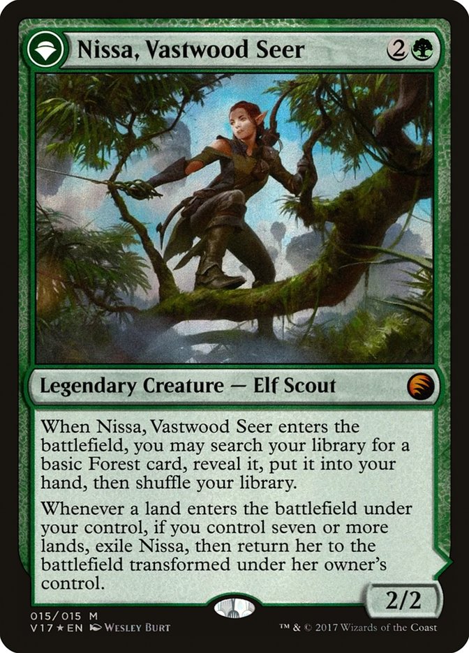 Nissa, Vastwood Seer // Nissa, Sage Animist [From the Vault: Transform] | Red Riot Games CA