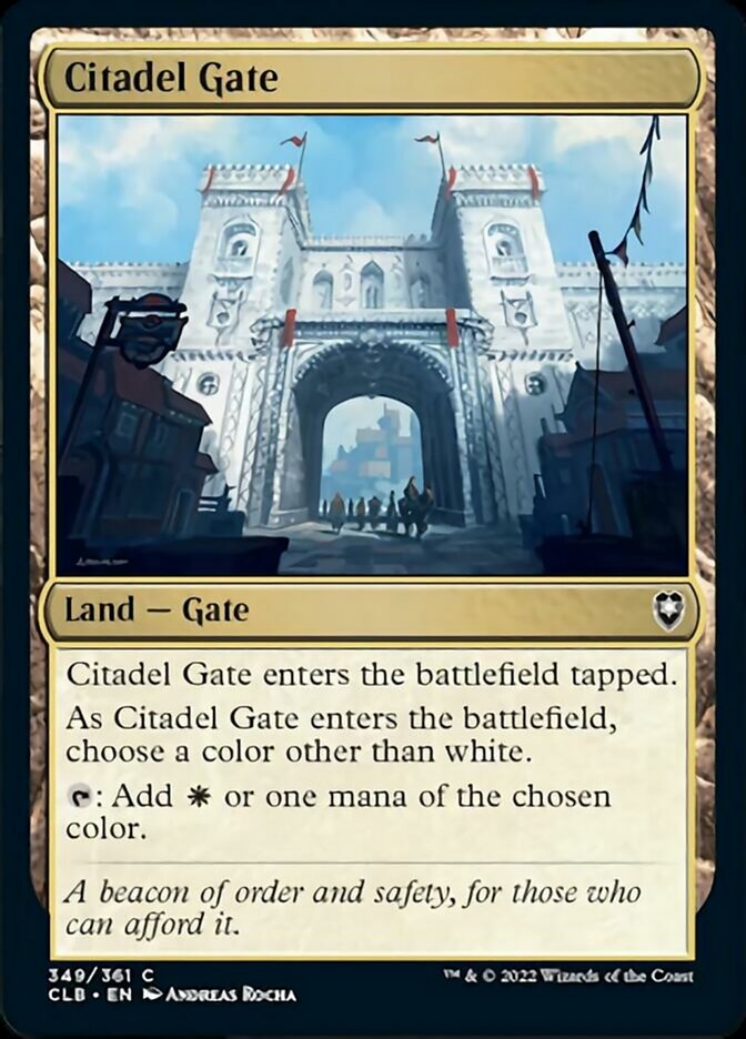 Citadel Gate [Commander Legends: Battle for Baldur's Gate] | Red Riot Games CA
