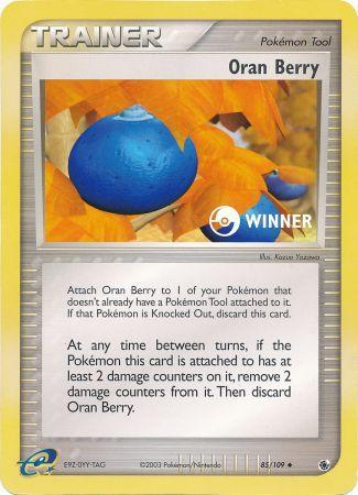Oran Berry (85/109) (Jumbo Card) [EX: Ruby & Sapphire] | Red Riot Games CA
