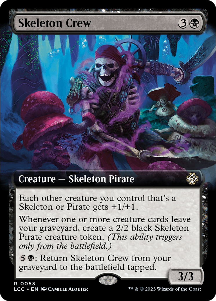 Skeleton Crew (Extended Art) [The Lost Caverns of Ixalan Commander] | Red Riot Games CA