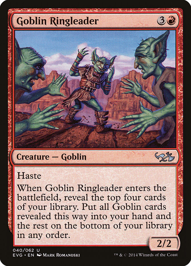 Goblin Ringleader (Elves vs. Goblins) [Duel Decks Anthology] | Red Riot Games CA