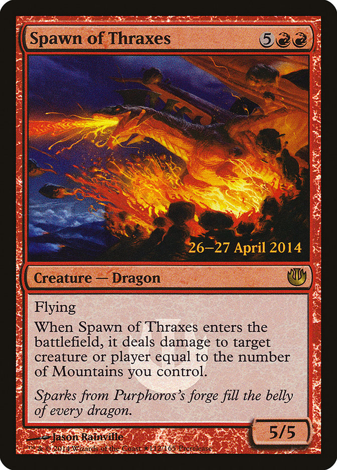 Spawn of Thraxes [Journey into Nyx Prerelease Promos] | Red Riot Games CA