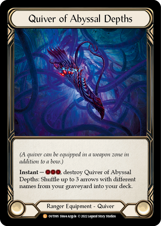 Quiver of Abyssal Depths [OUT095] (Outsiders)  Cold Foil | Red Riot Games CA