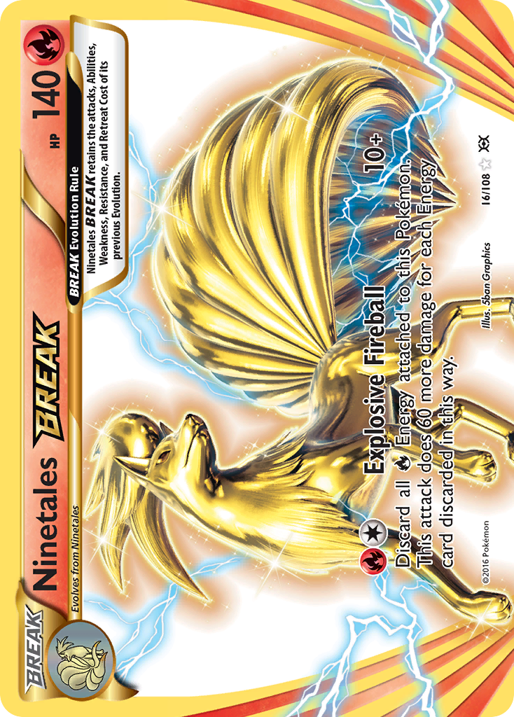 Ninetales BREAK (16/108) [XY: Evolutions] | Red Riot Games CA