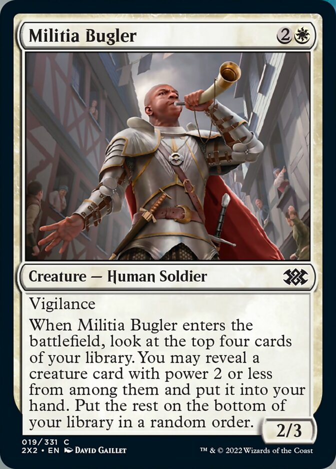 Militia Bugler [Double Masters 2022] | Red Riot Games CA