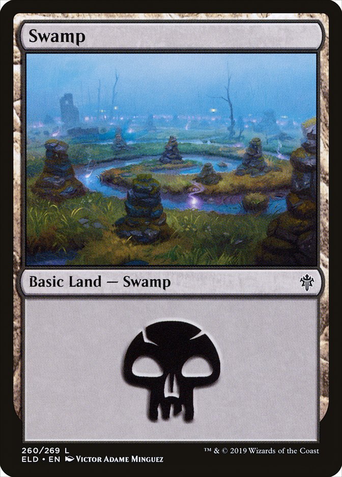 Swamp (260) [Throne of Eldraine] | Red Riot Games CA