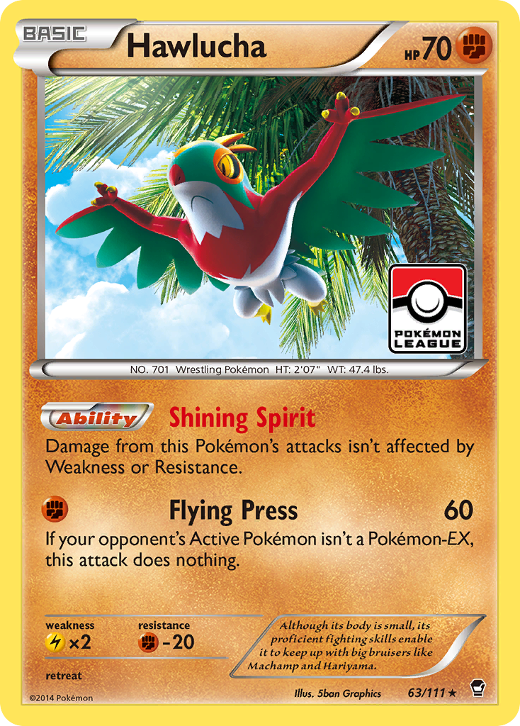 Hawlucha (63/111) [XY: Furious Fists] | Red Riot Games CA