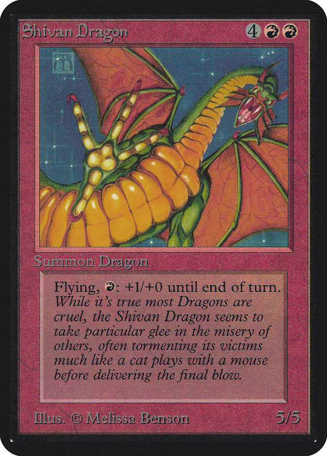 Shivan Dragon [Alpha Edition] | Red Riot Games CA