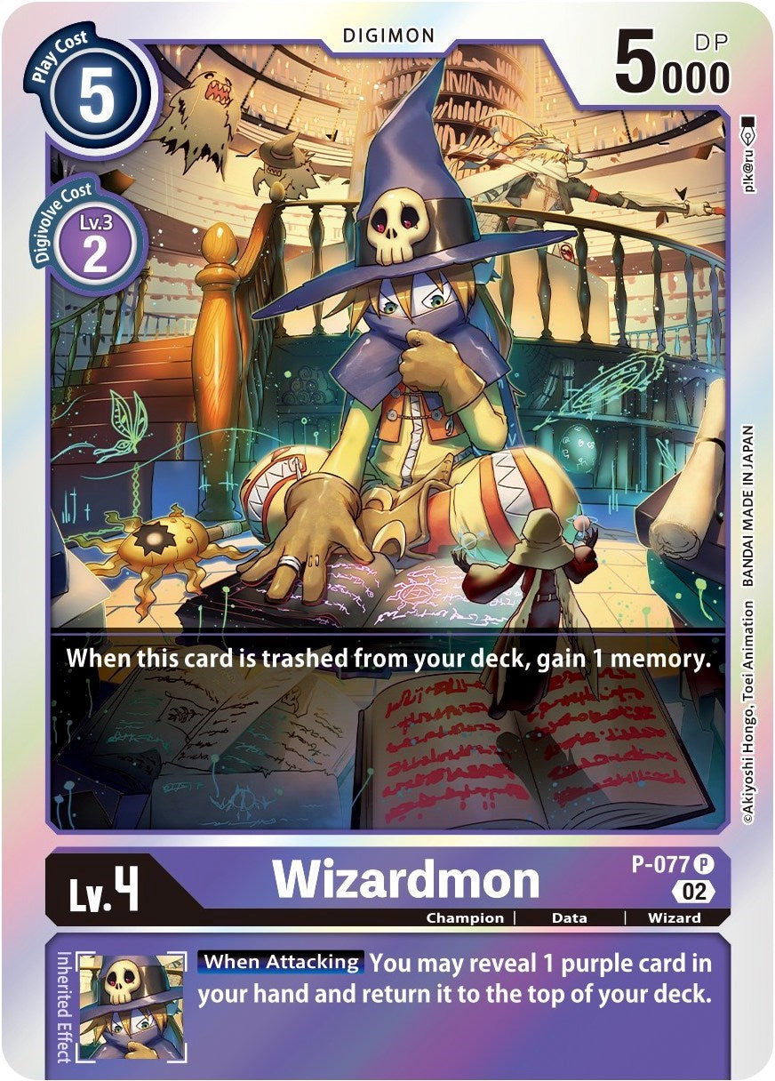 Wizardmon [P-077] (Alternate Art) [Starter Deck: Beelzemon Advanced Deck Set] | Red Riot Games CA