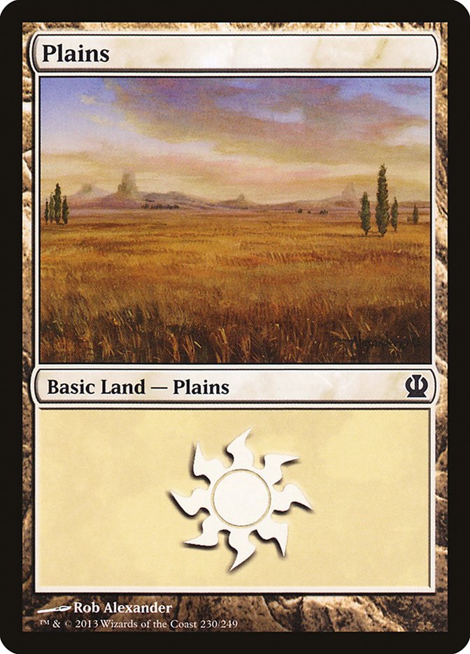 Plains (230) [Theros] | Red Riot Games CA